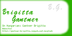 brigitta gantner business card